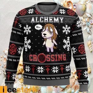 Alchemy Crossing Fullmetal Alchemist Ugly Christmas Sweater1