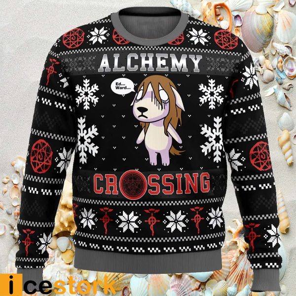 Alchemy Crossing Fullmetal Alchemist Ugly Christmas Sweater