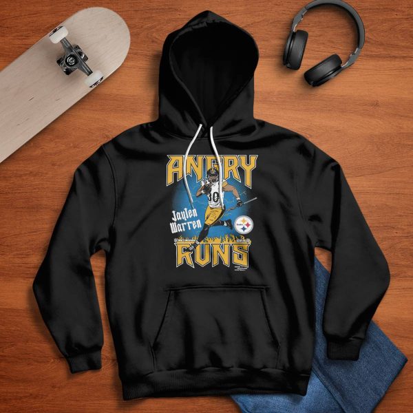 Angry Runs Steelers Jaylen Warren Shirt