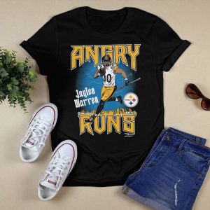 Angry Runs Steelers Jaylen Warren Shirt2