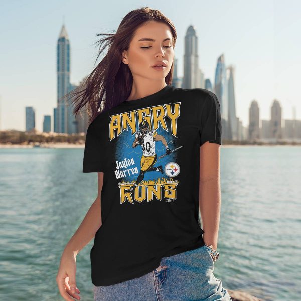 Angry Runs Steelers Jaylen Warren Shirt