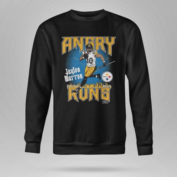 Angry Runs Steelers Jaylen Warren Shirt