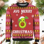 Avocado Avo Merry Christmas Ugly Christmas Sweater