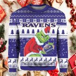 Ravens Grnch Ugly Christmas Sweater