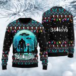 Believe Sasquatch Ugly Christmas Sweater