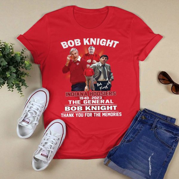 Bob Knight Hoosiers 1940 2023 The General Bob Knight Shirt
