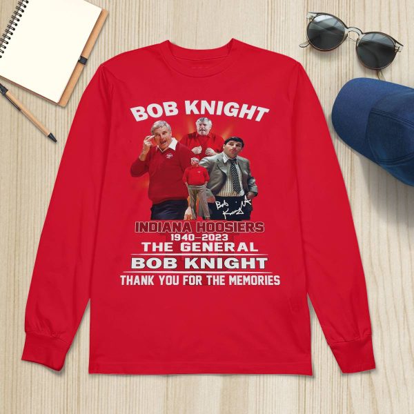 Bob Knight Hoosiers 1940 2023 The General Bob Knight Shirt