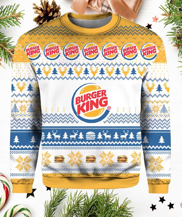 Burger Kings Christmas Sweater