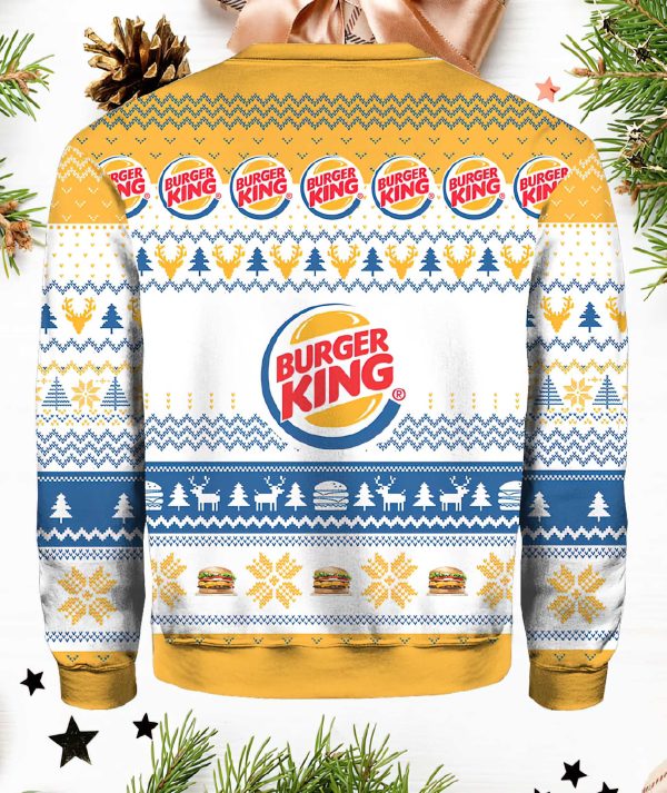 Burger Kings Christmas Sweater