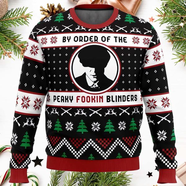 By The Order of The Peaky Blinders Peaky Blinders Ugly Christmas Sweater