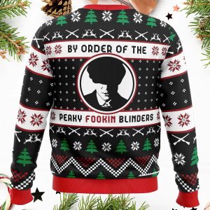 By The Order of The Peaky Blinders Peaky Blinders Ugly Christmas Sweater1