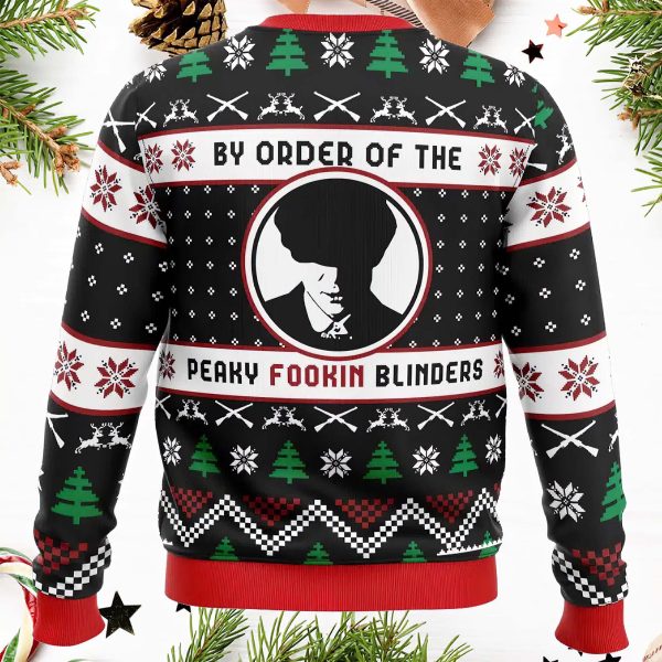 By The Order of The Peaky Blinders Peaky Blinders Ugly Christmas Sweater