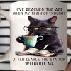 Cat I’ve Reached The Age When My Train Of Thought Mug