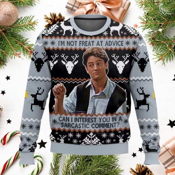 Chandler Bing I’m Not Great At Advice Ugly Sweater