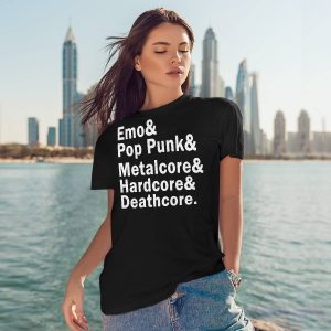 Charles Anthony Emo & Pop Punk & Metalcore And Hardcore & Deathcore Shirt6