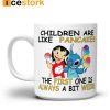 Children Are Like Pancakes The First One Is Always A Bit Weird Mug