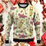 Christmas Lamp Print Casual Christmas Sweater