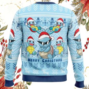 Christmas Squirtle Pokemon Ugly Christmas Sweater1