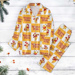 Christmas Winnie The Pooh Loves Pajamas Set