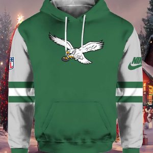 Coach Nicholas John Sirianni Kelly Green Eagles Hoodie