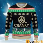 Cranky Funny Bicycle Ugly Christmas Sweater