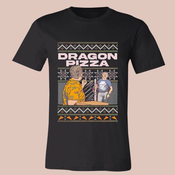 David Portnoy Dragon Pizza Ugly Christmas Sweatshirt