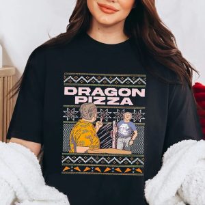 David Portnoy Dragon Pizza Ugly Christmas Sweatshirt