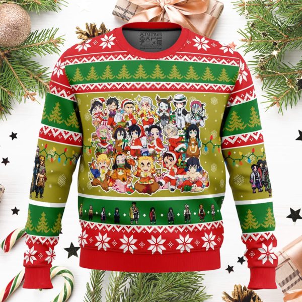 Demon Slayer Anime Ugly Christmas Sweater