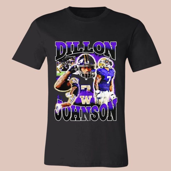 Dillon Johnson Washington Huskies Football Shirt