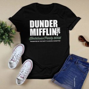 Dunder Mifflin Inc Christmas Party 2005 Presented By The Party Planning Committee Shirt2