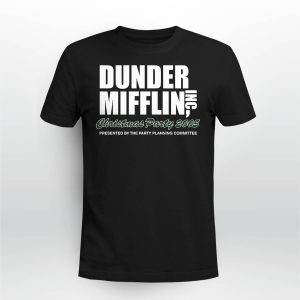 Dunder Mifflin Inc Christmas Party 2005 Presented By The Party Planning Committee Shirt3