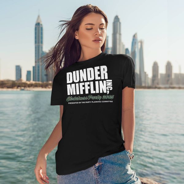 Dunder Mifflin Inc Christmas Party 2005 Presented By The Party Planning Committee Shirt