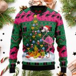 Flamingo Christmas Tree Ugly Christmas Sweater