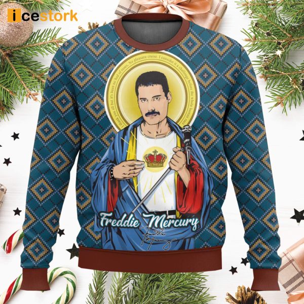 Freddie mercury christmas jumper hotsell