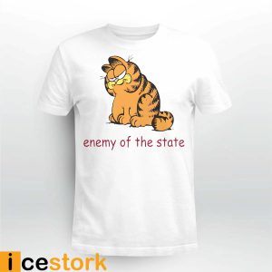 Garfield enemy of the state shirt1