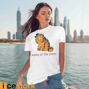 Garfield enemy of the state shirt5