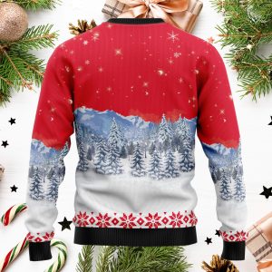 German Shepherd Santa Claus Ugly Christmas Sweater