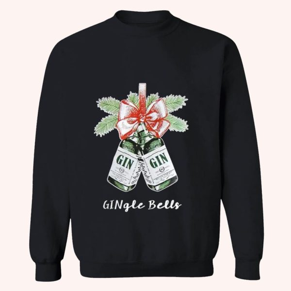 Gin Gingle Bells Christmas Sweatshirt