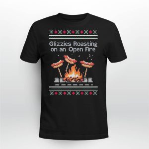 Glizzies Roasting Tacky Christmas Sweater