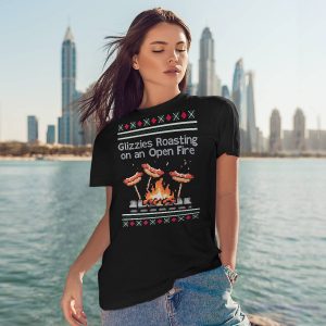 Glizzies Roasting Tacky Christmas Sweater3