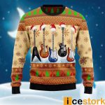 Guitar Xmas Ugly Christmas Sweater