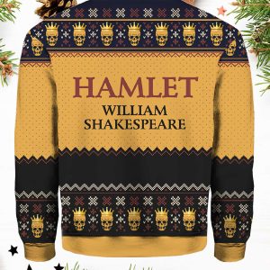 Hamlet William Shakespeare Ugly Sweater1