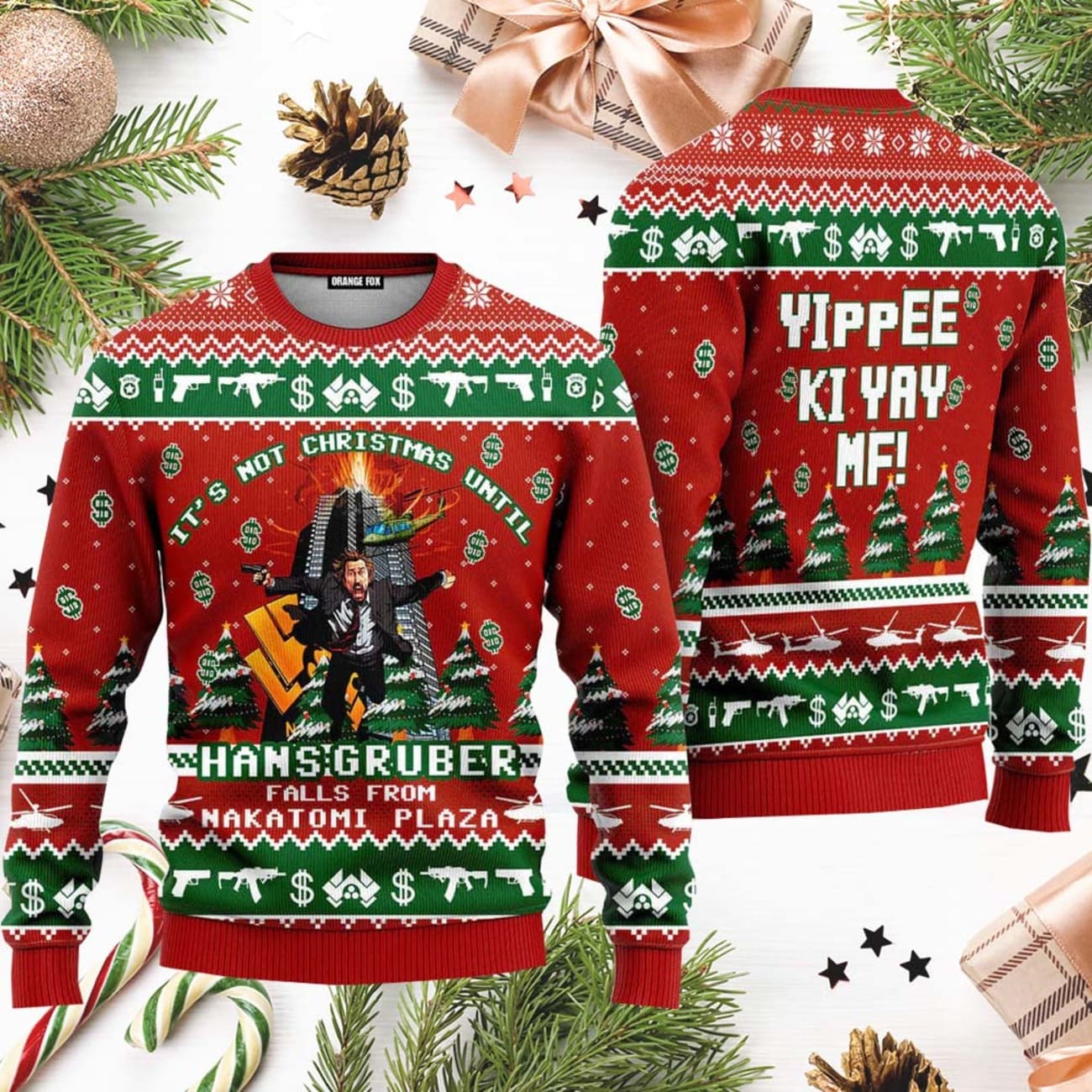 Hans gruber shop christmas sweater