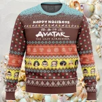 Happy Holidays Avatar The Last Airbender Ugly Christmas Sweater