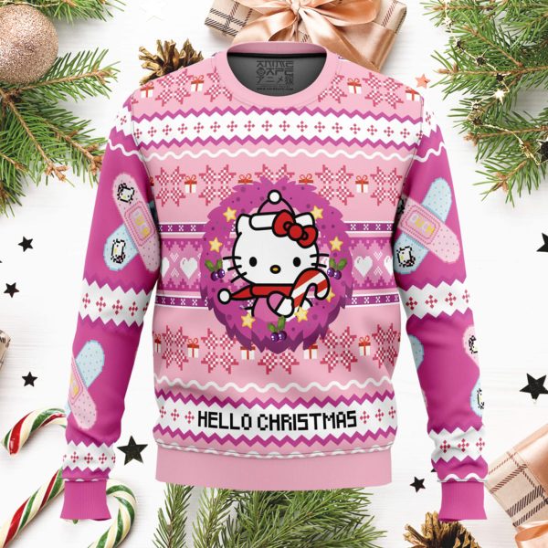 Hello Christmas Hello Kitty Ugly Christmas Sweater