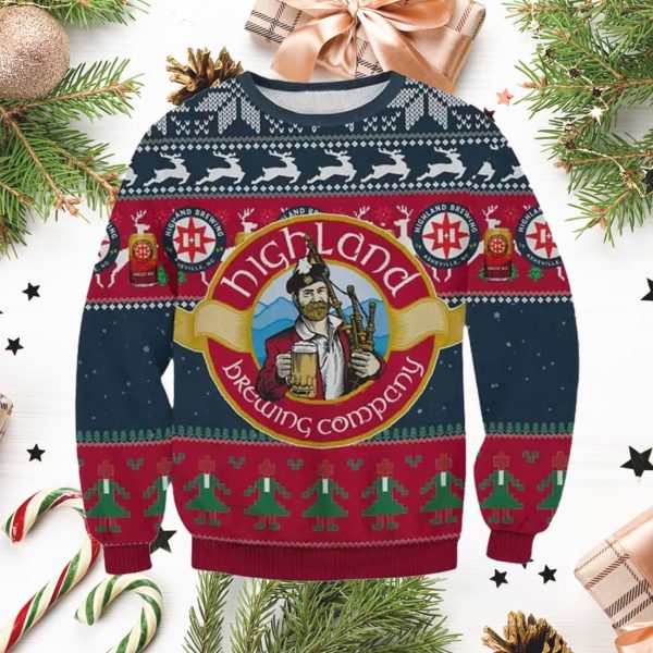 Highland Brewing Company Ugly Christmas Sweater