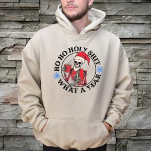 Ho Ho Holy Shit What A Year Christmas Sweatshirt 4