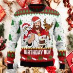 Jesus Birthday Boy Ugly Christmas Sweater