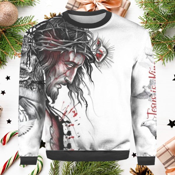 Jesus Is King Ugly Christmas Sweater