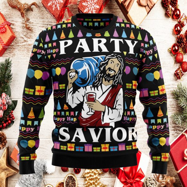 Jesus’s Party Ugly Christmas Sweater